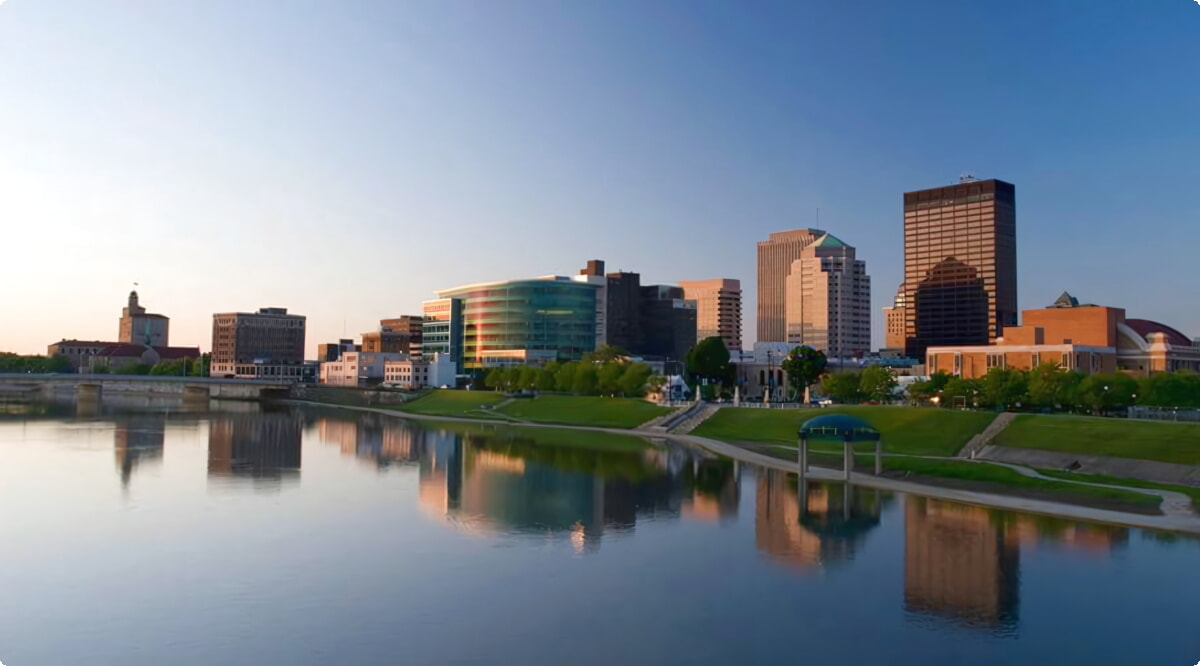 Quais são as escolhas de veículos mais populares no aeroporto de Dayton?